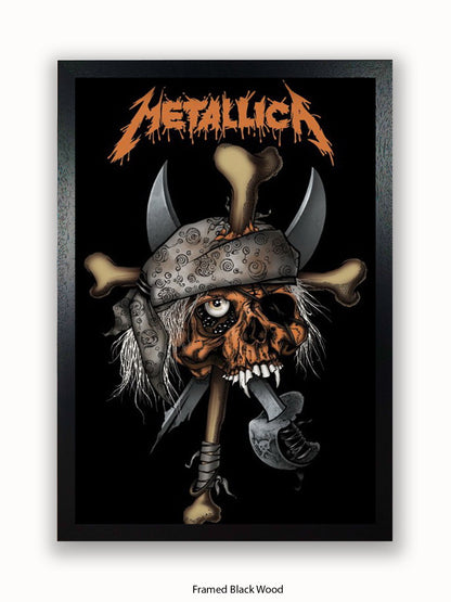 Metallica   Pirate Skull Poster