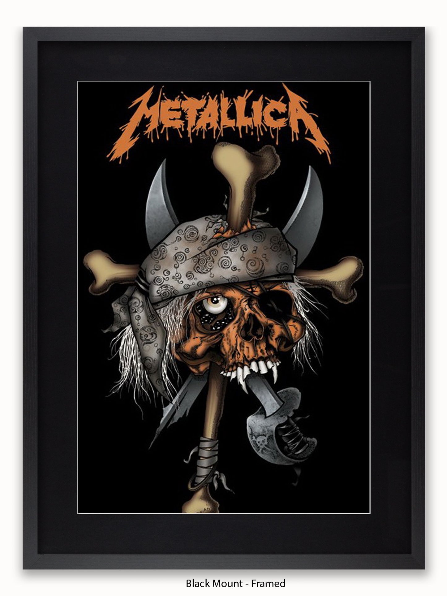 Metallica   Pirate Skull Poster