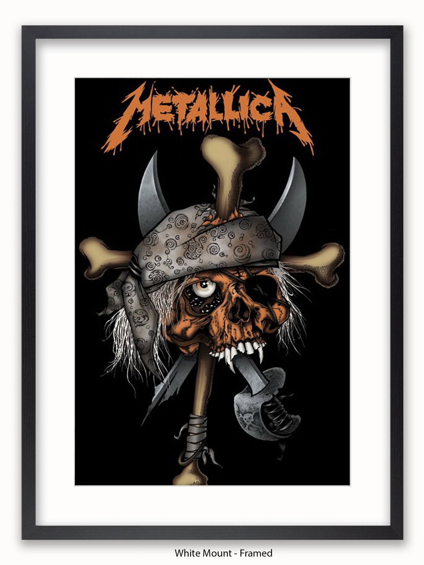 Metallica   Pirate Skull Poster