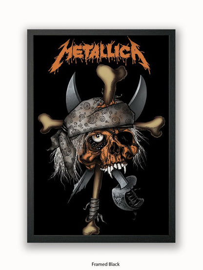 Metallica   Pirate Skull Poster