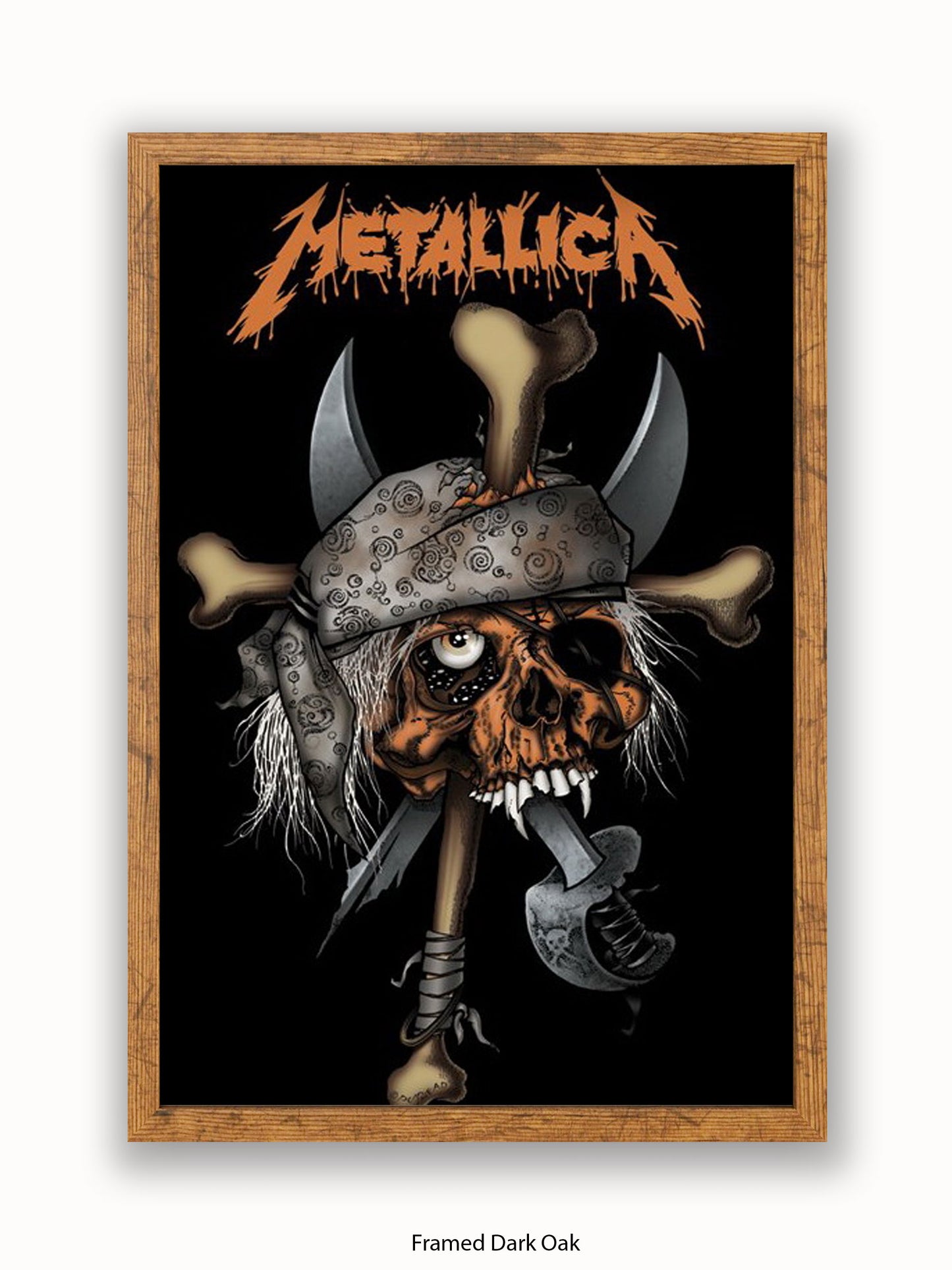 Metallica   Pirate Skull Poster