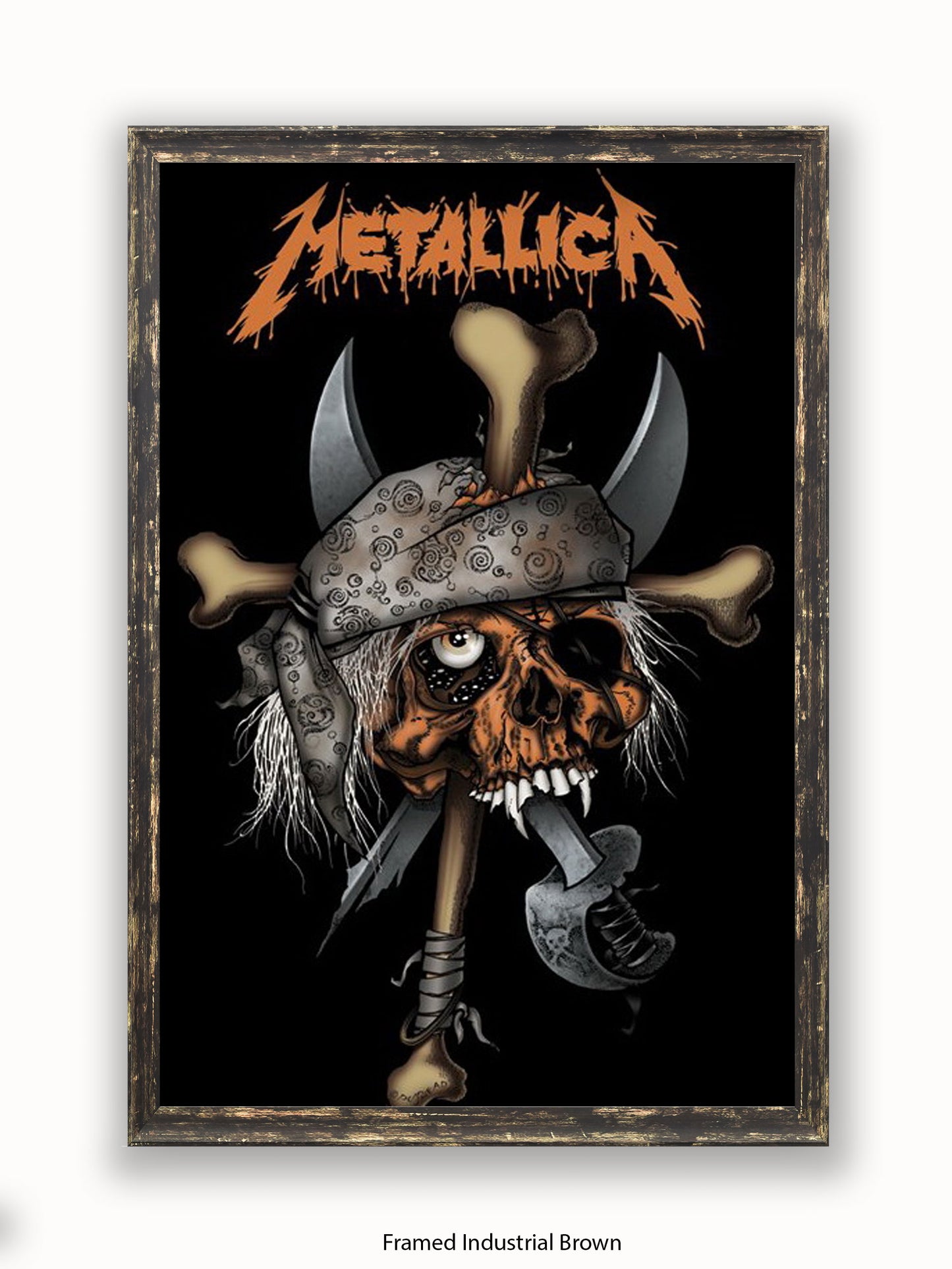 Metallica   Pirate Skull Poster