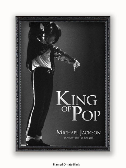 Michael Jackson  King Of Pop Poster