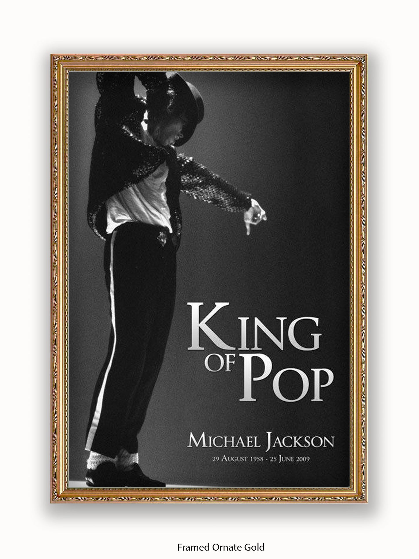 Michael Jackson  King Of Pop Poster