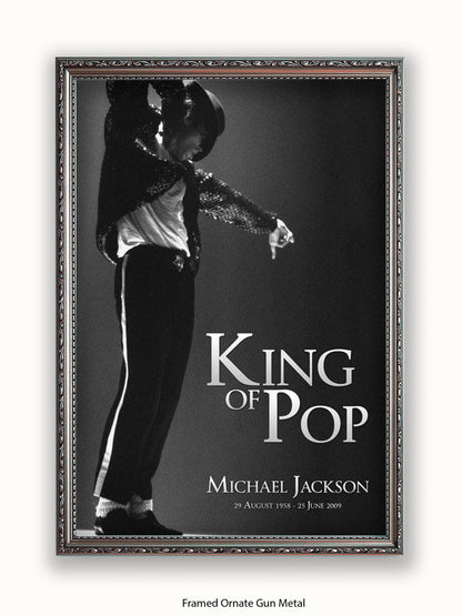 Michael Jackson  King Of Pop Poster