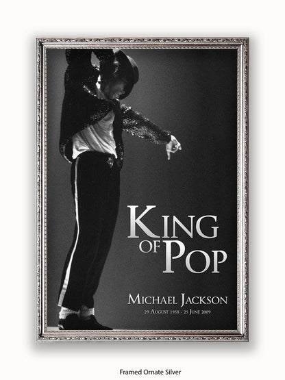 Michael Jackson  King Of Pop Poster