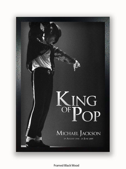 Michael Jackson  King Of Pop Poster