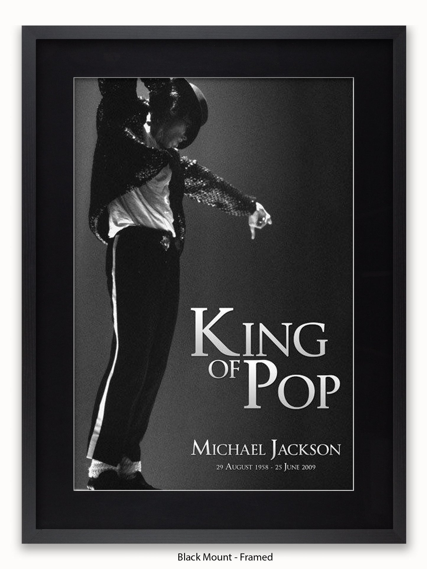 Michael Jackson  King Of Pop Poster