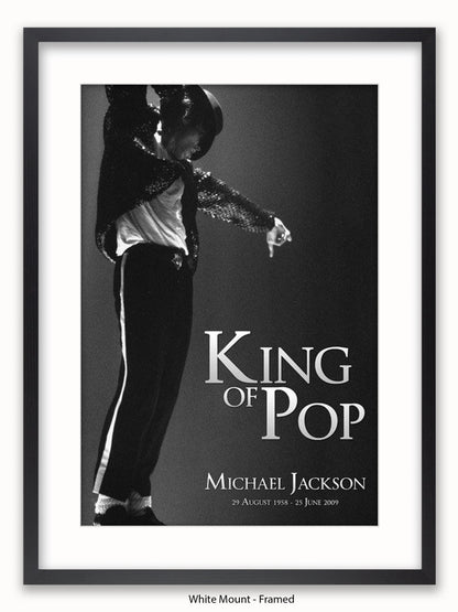 Michael Jackson  King Of Pop Poster