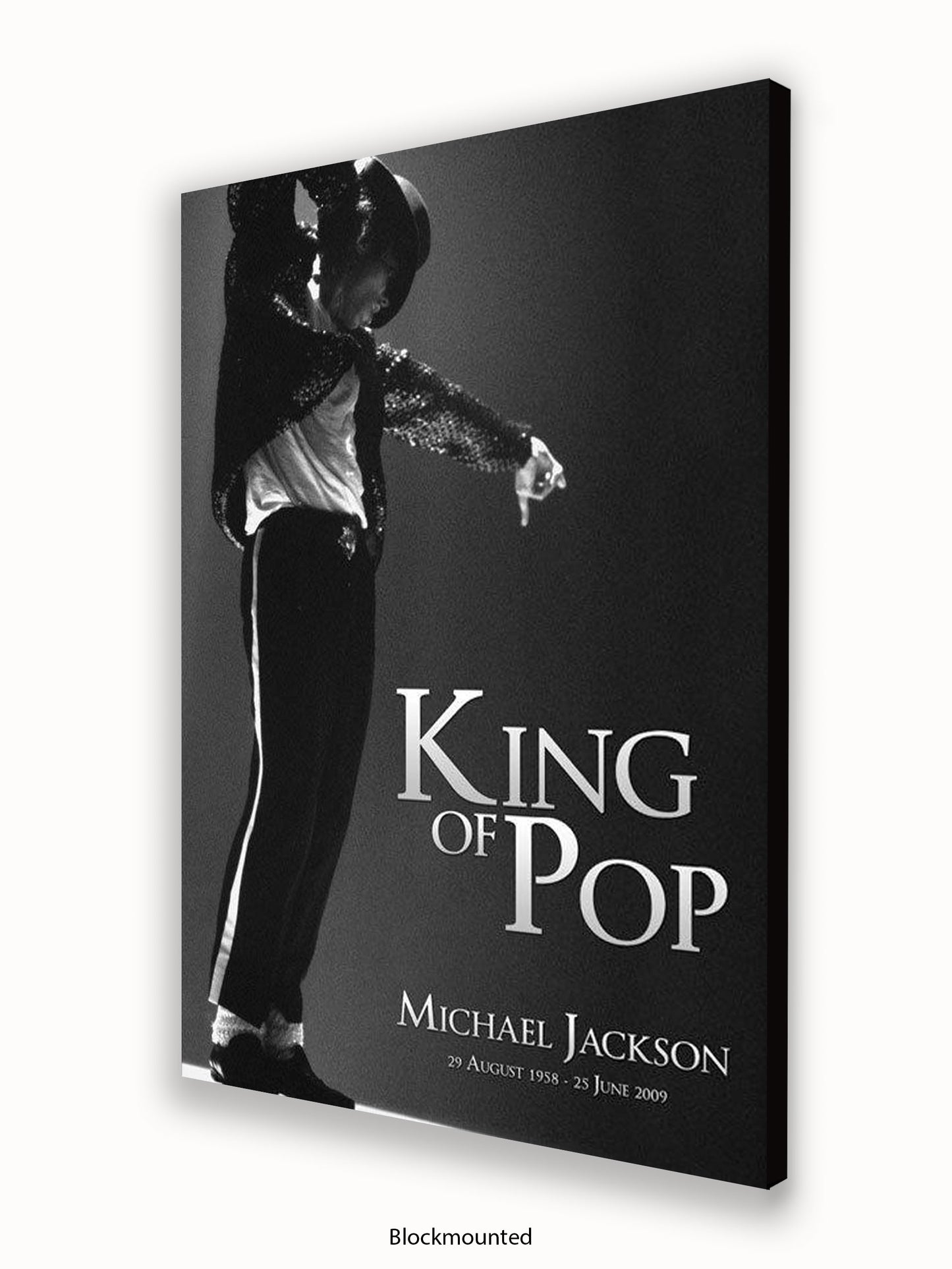 Michael Jackson  King Of Pop Poster