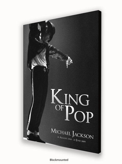 Michael Jackson  King Of Pop Poster