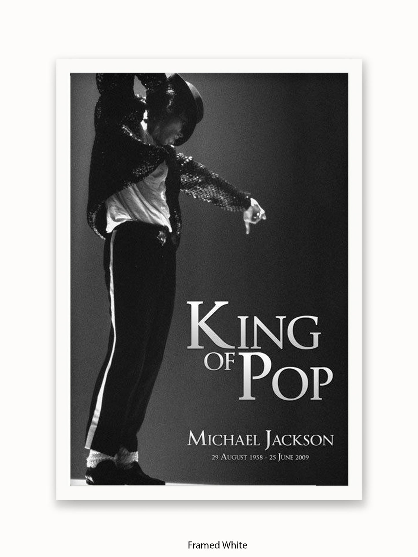 Michael Jackson  King Of Pop Poster