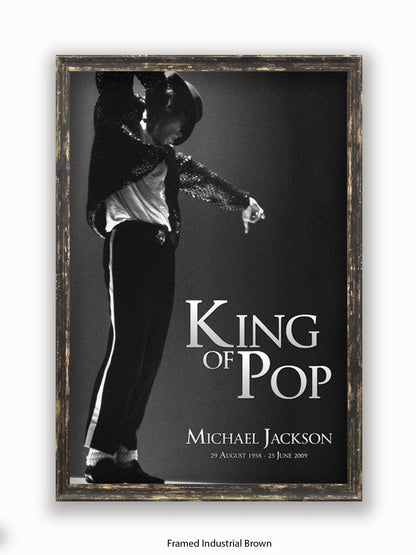 Michael Jackson  King Of Pop Poster