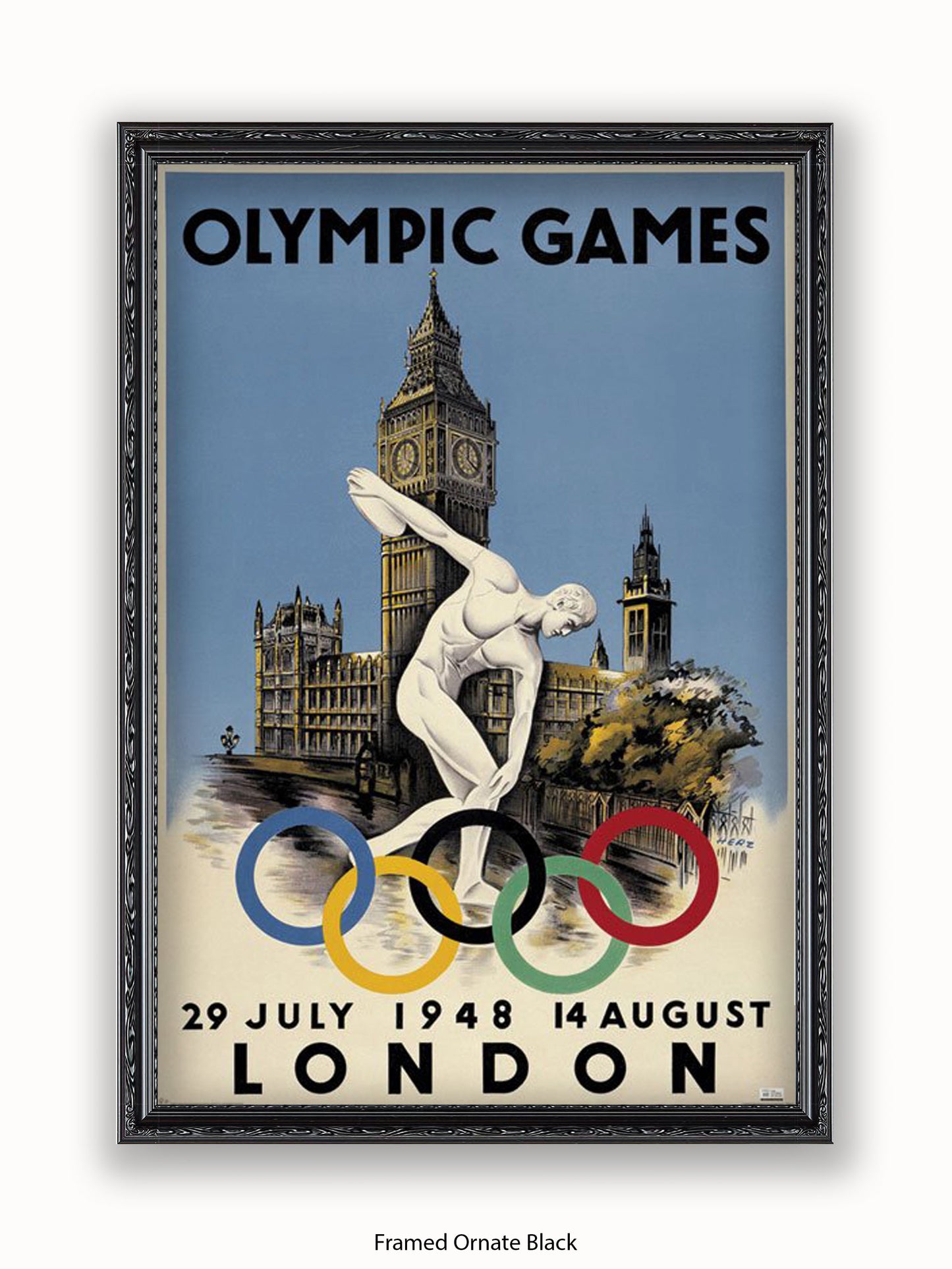 London 1948 Olympics Poster