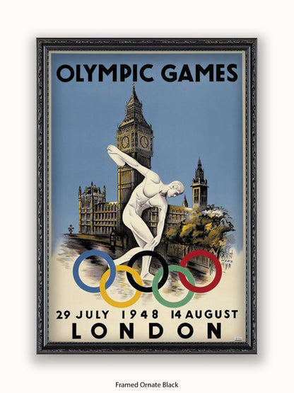 London 1948 Olympics Poster