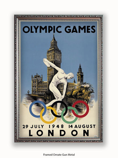 London 1948 Olympics Poster