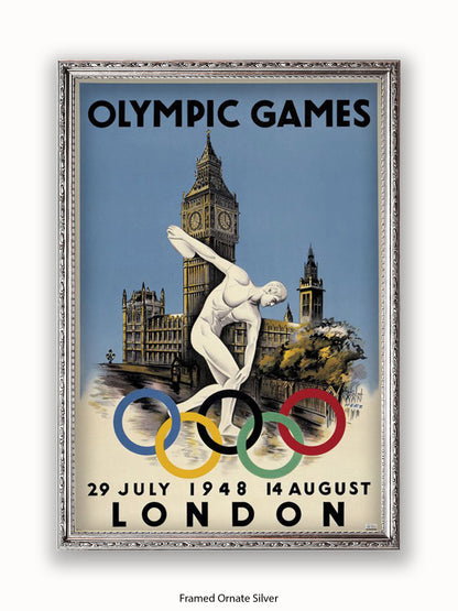 London 1948 Olympics Poster