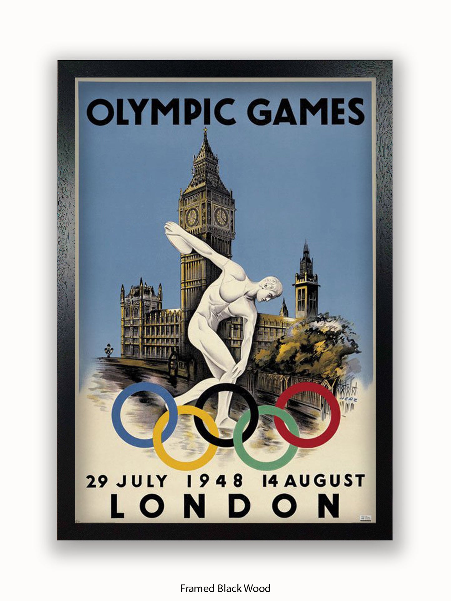 London 1948 Olympics Poster