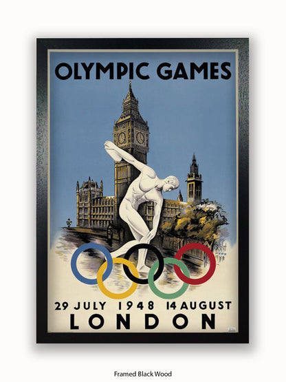 London 1948 Olympics Poster