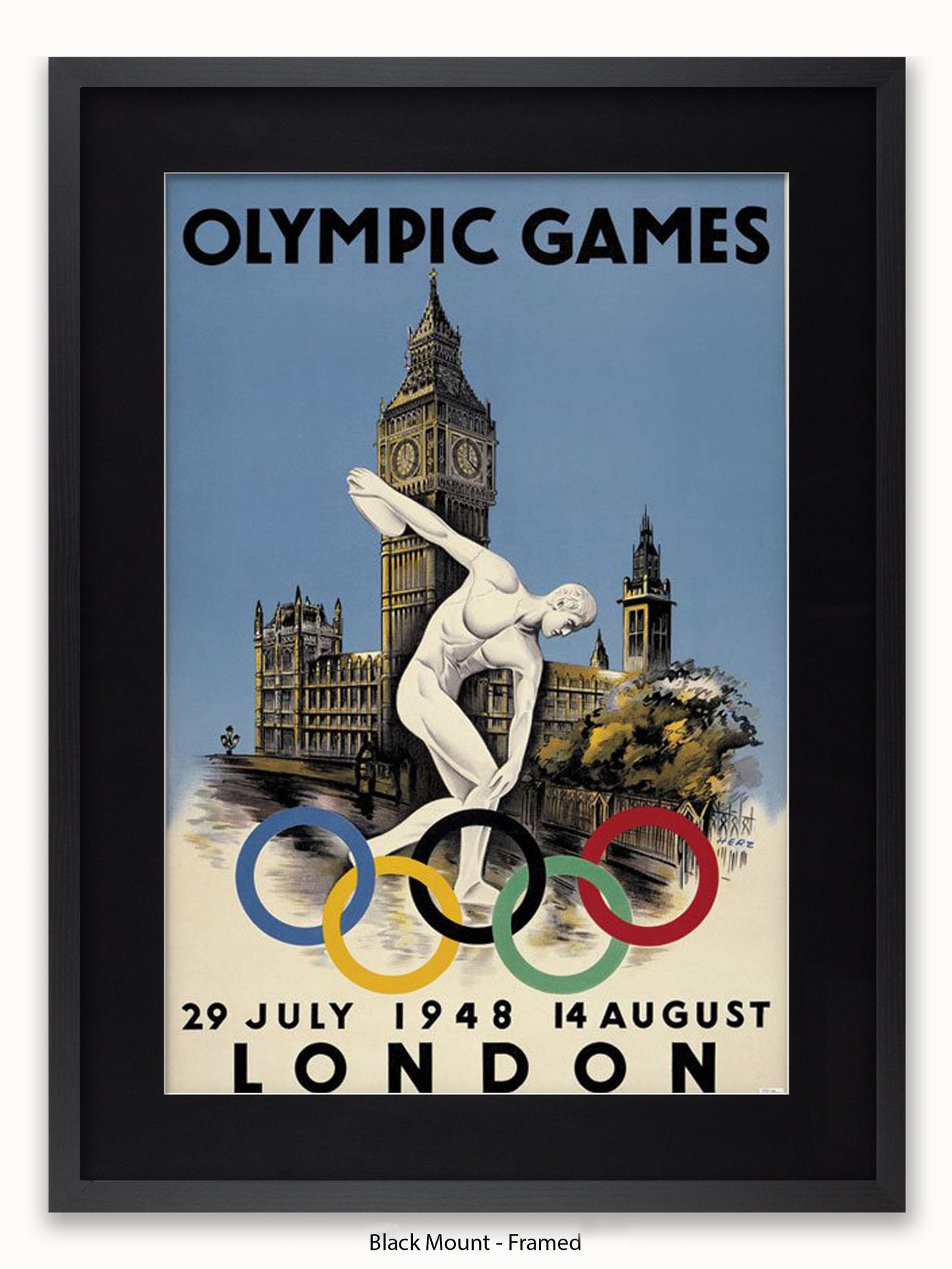 London 1948 Olympics Poster