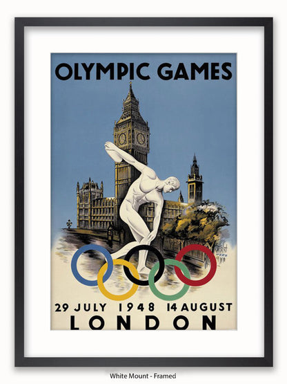 London 1948 Olympics Poster