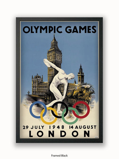 London 1948 Olympics Poster