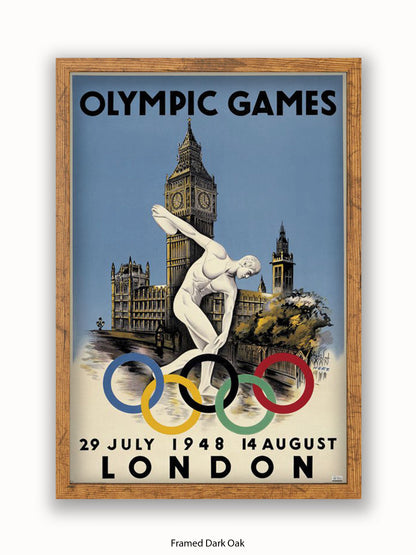 London 1948 Olympics Poster