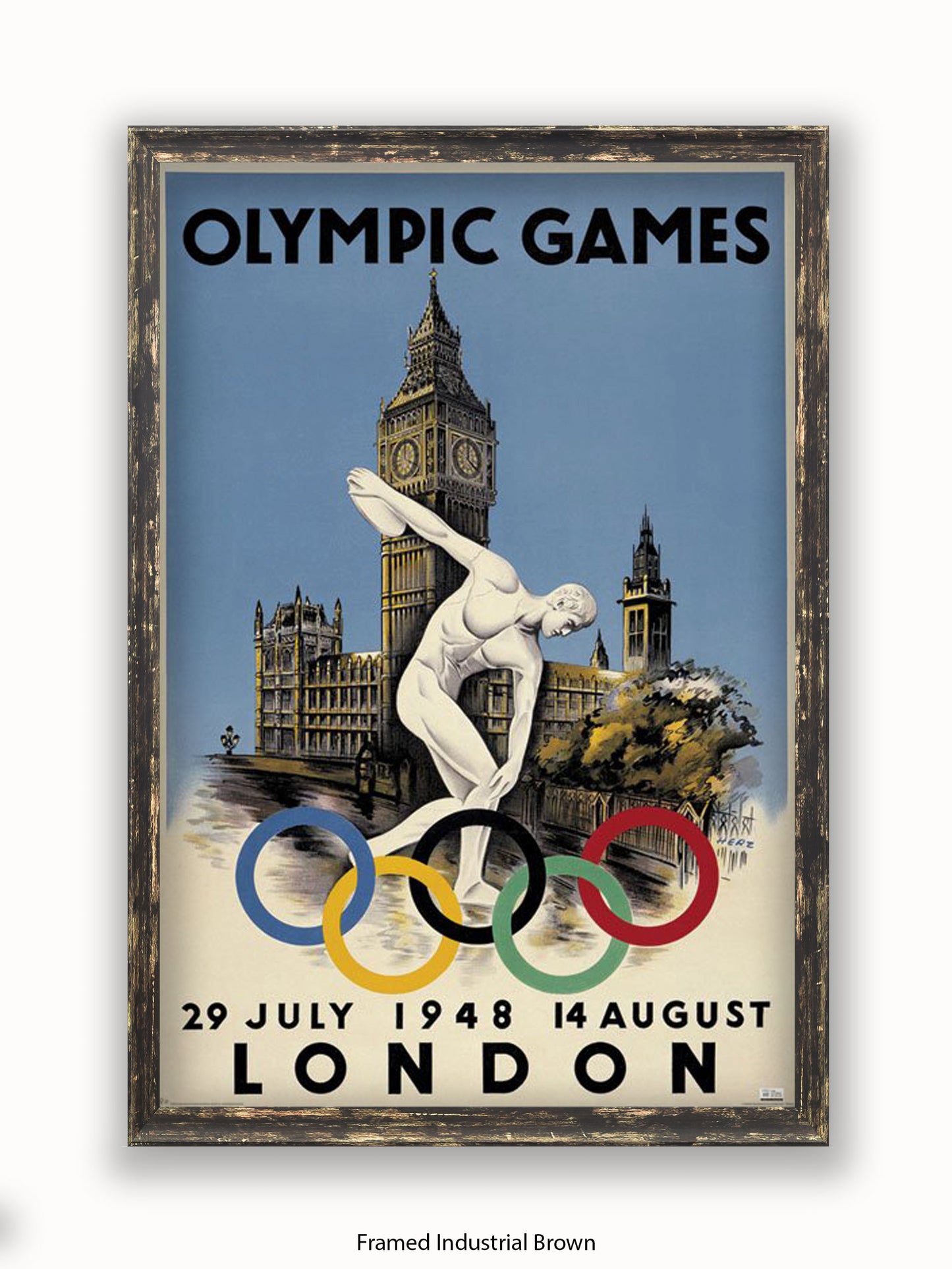 London 1948 Olympics Poster