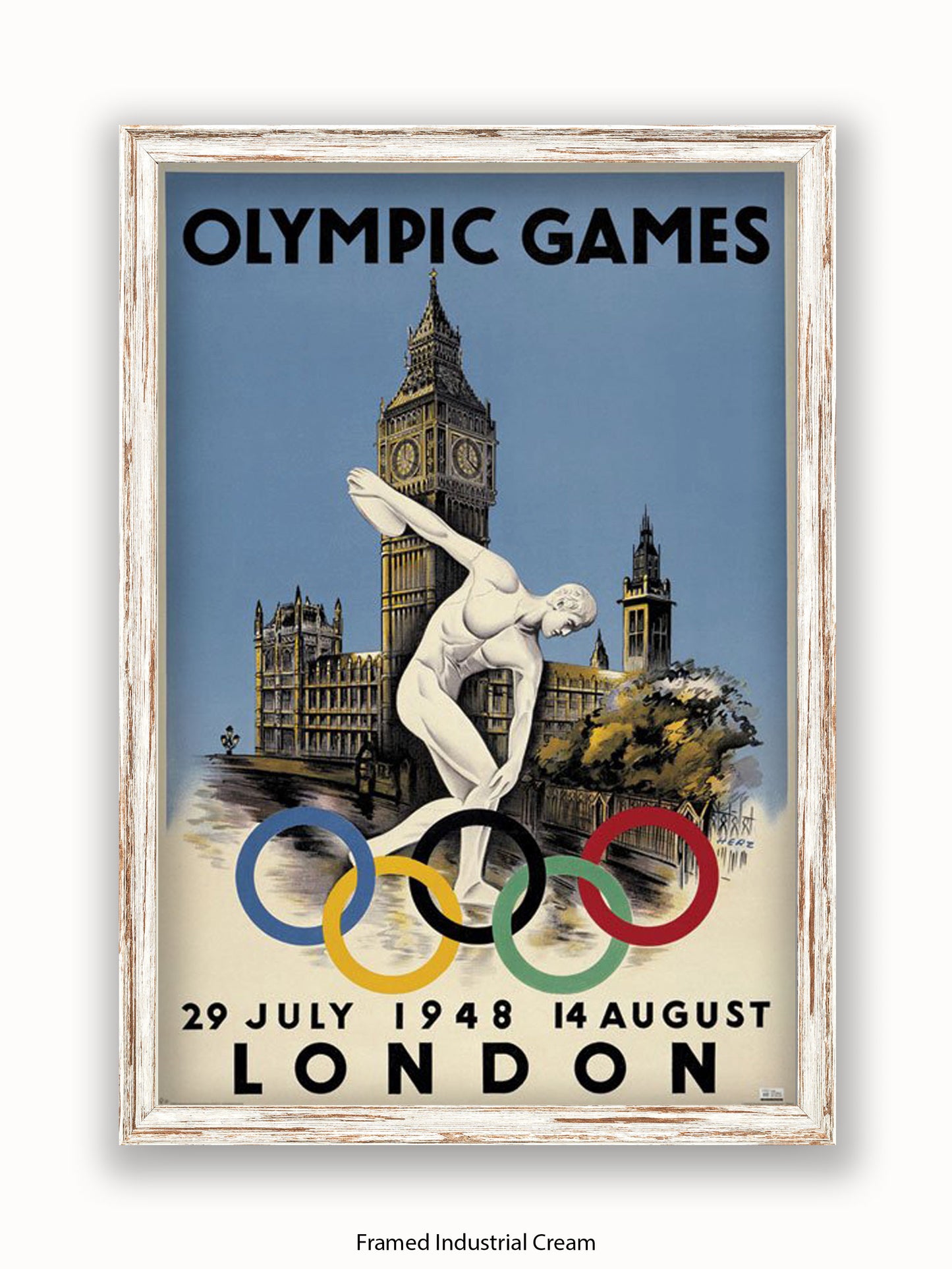 London 1948 Olympics Poster