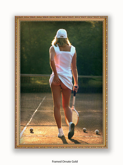 Tennis Girl Poster