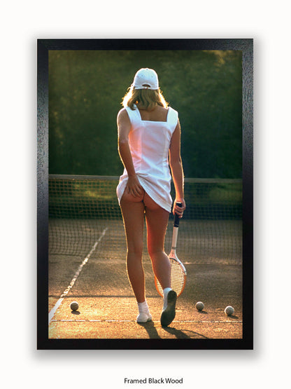 Tennis Girl Poster