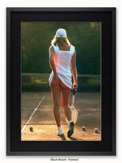 Tennis Girl Poster