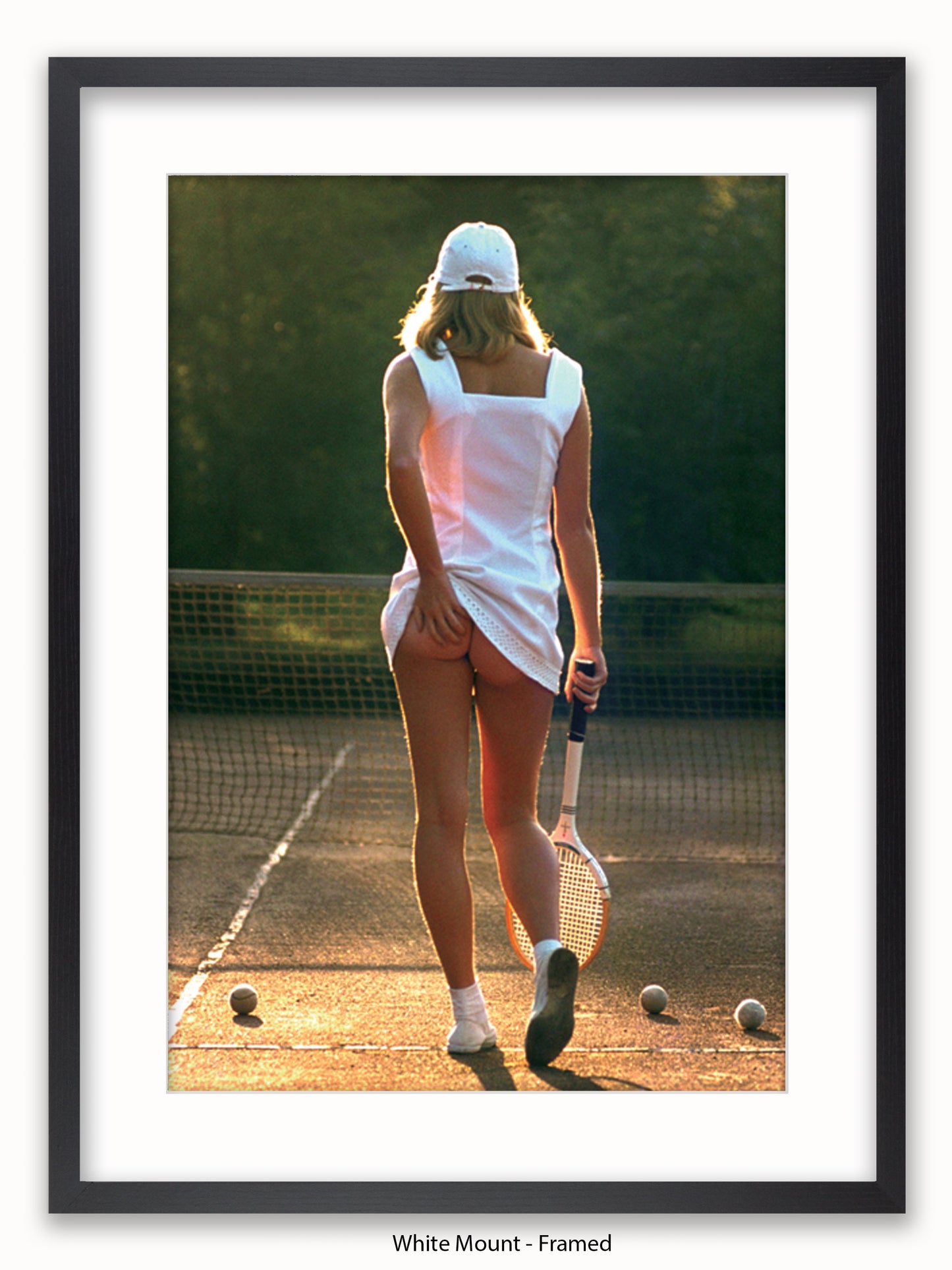 Tennis Girl Poster