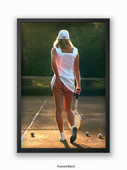 Tennis Girl Poster