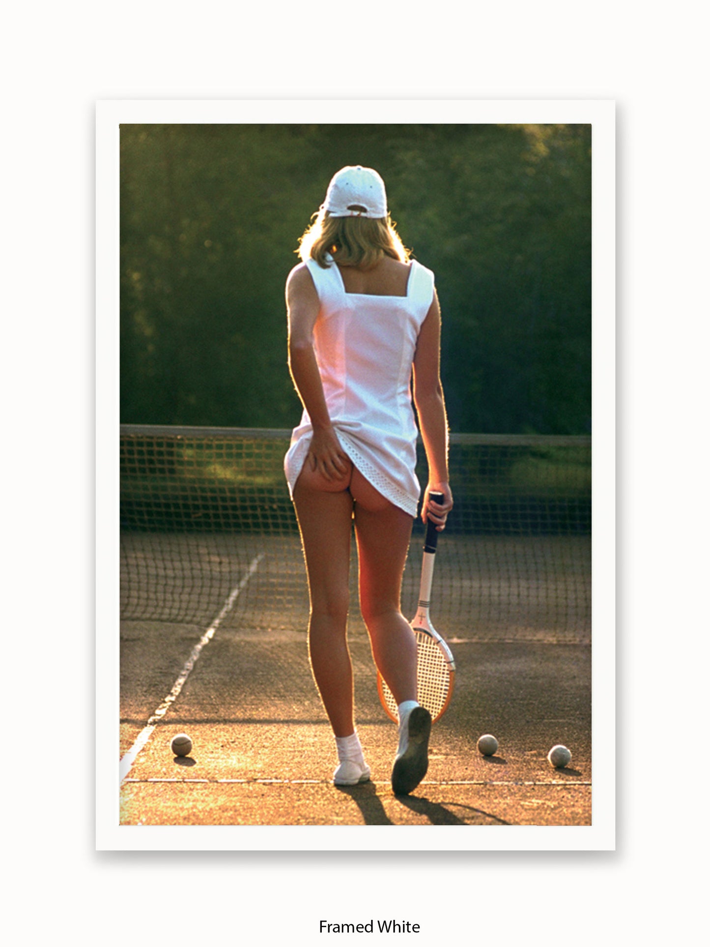 Tennis Girl Poster