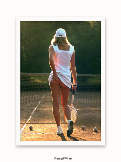 Tennis Girl Poster