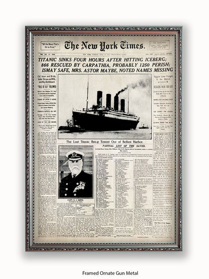 Titanic  The New York Times Poster