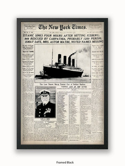 Titanic  The New York Times Poster