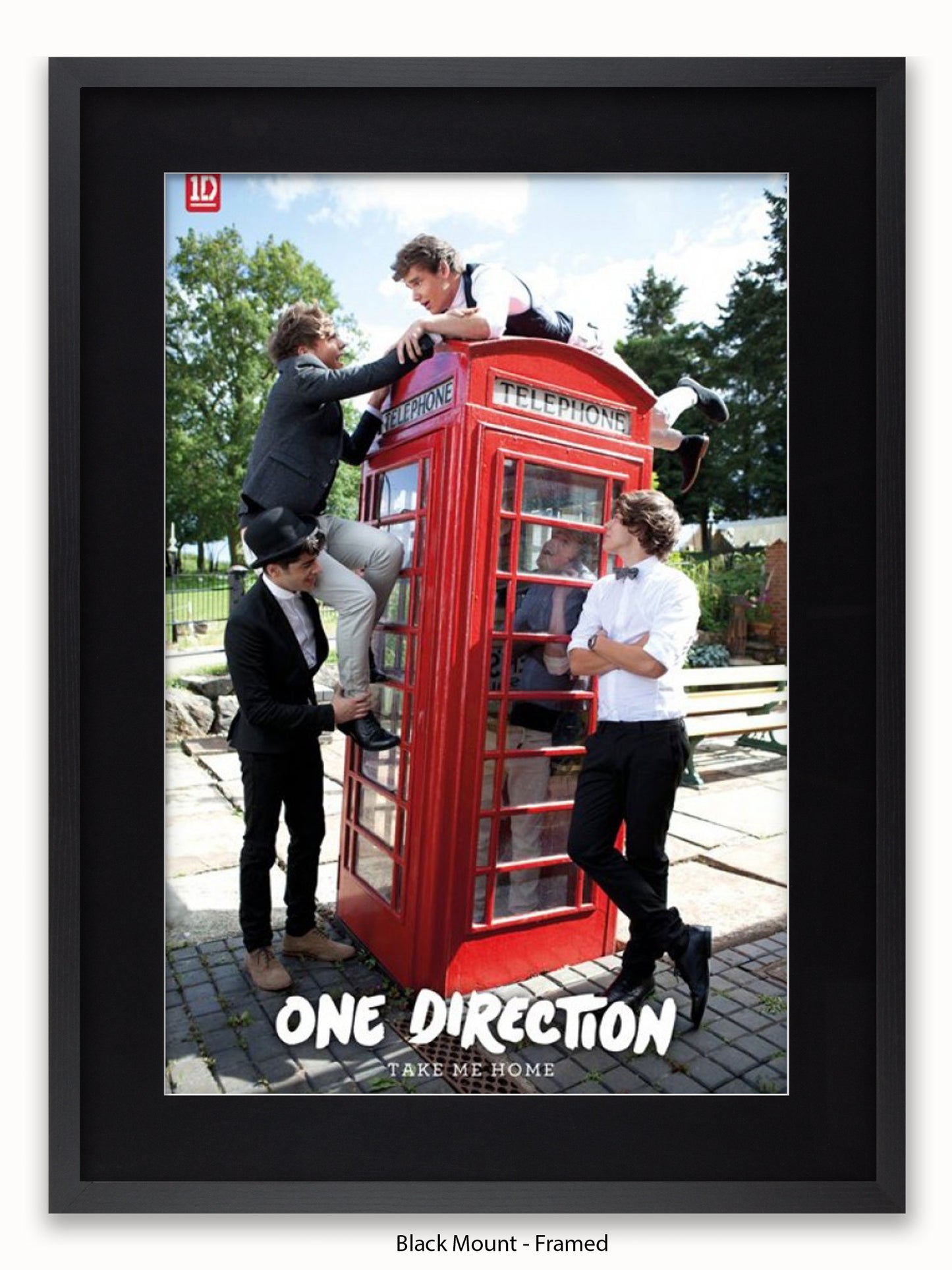 One Direction  Telephone  box Poster