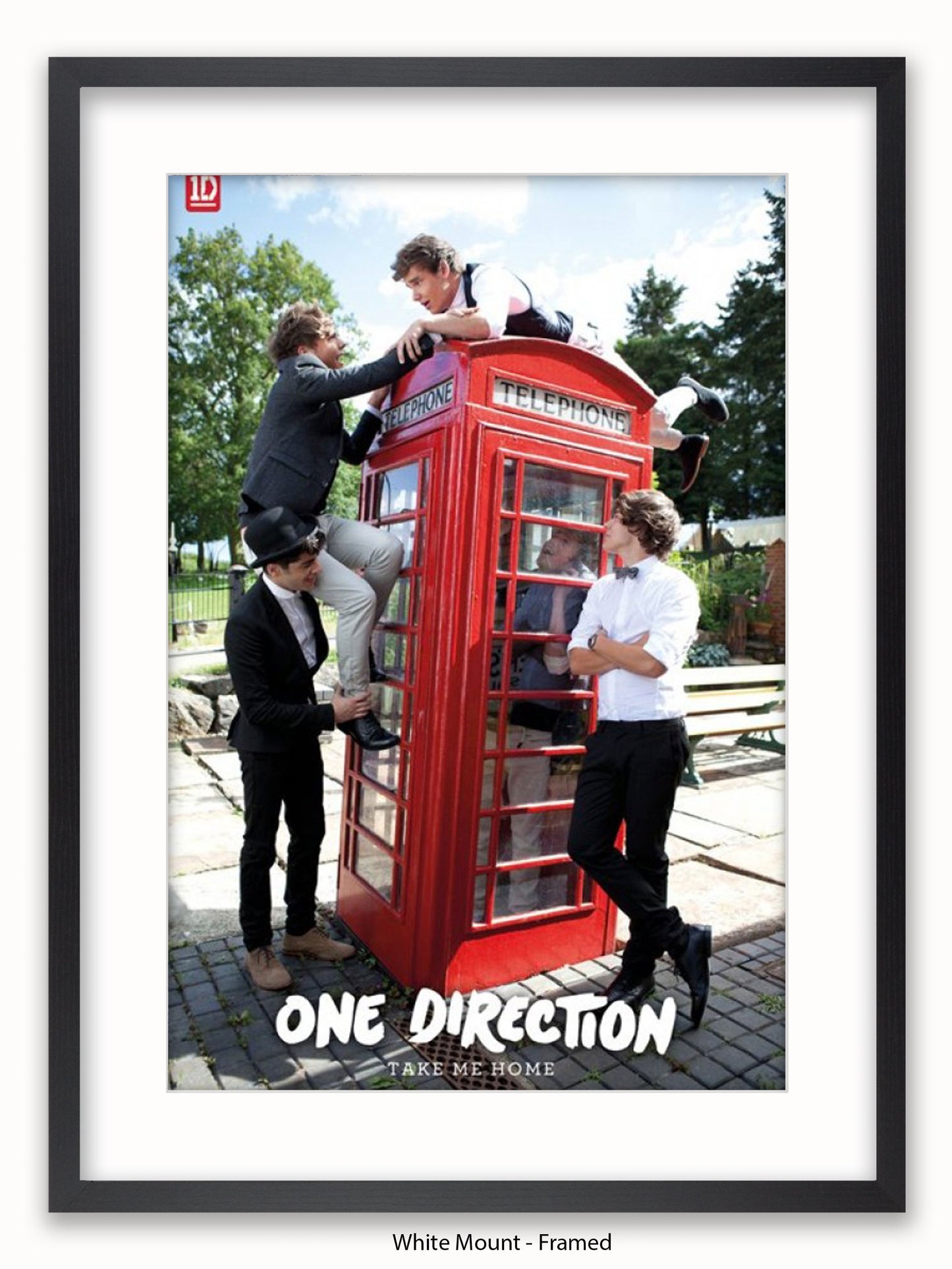 One Direction  Telephone  box Poster