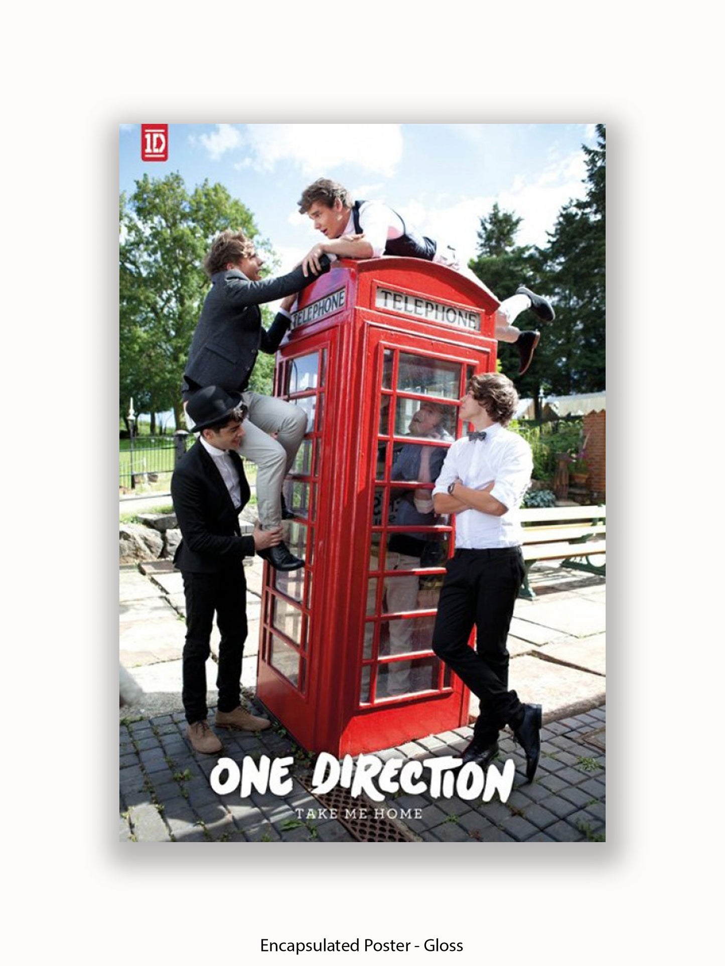 One Direction  Telephone  box Poster