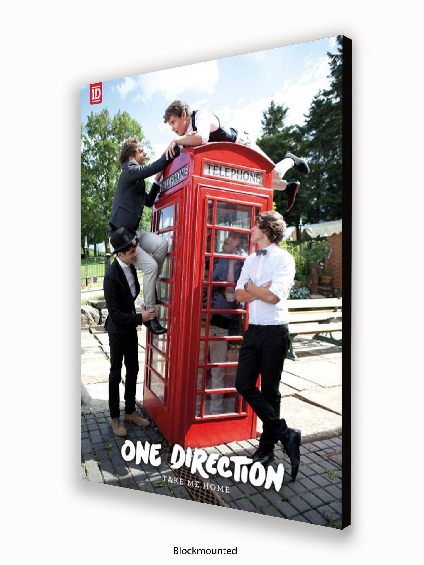 One Direction  Telephone  box Poster