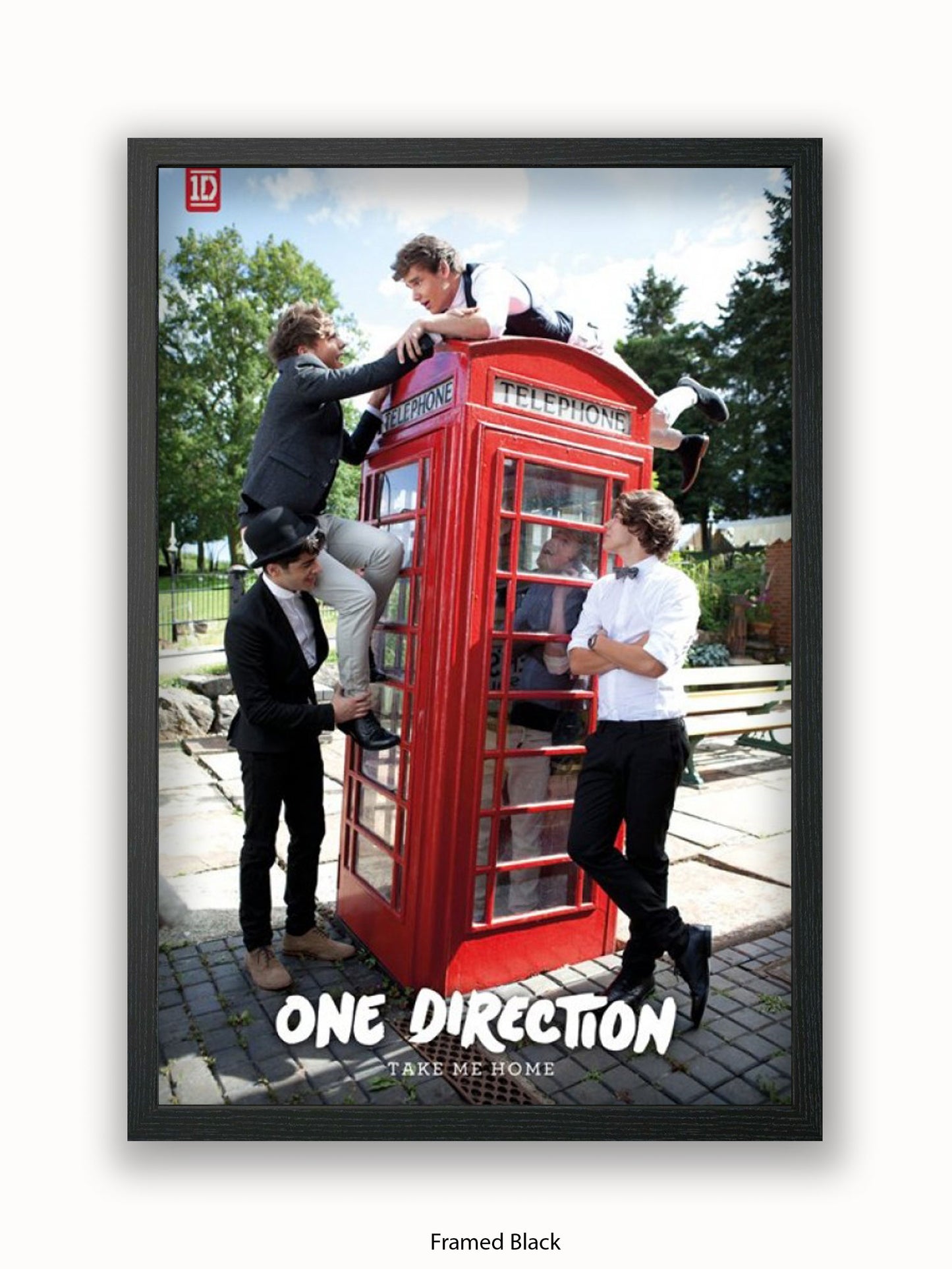 One Direction  Telephone  box Poster