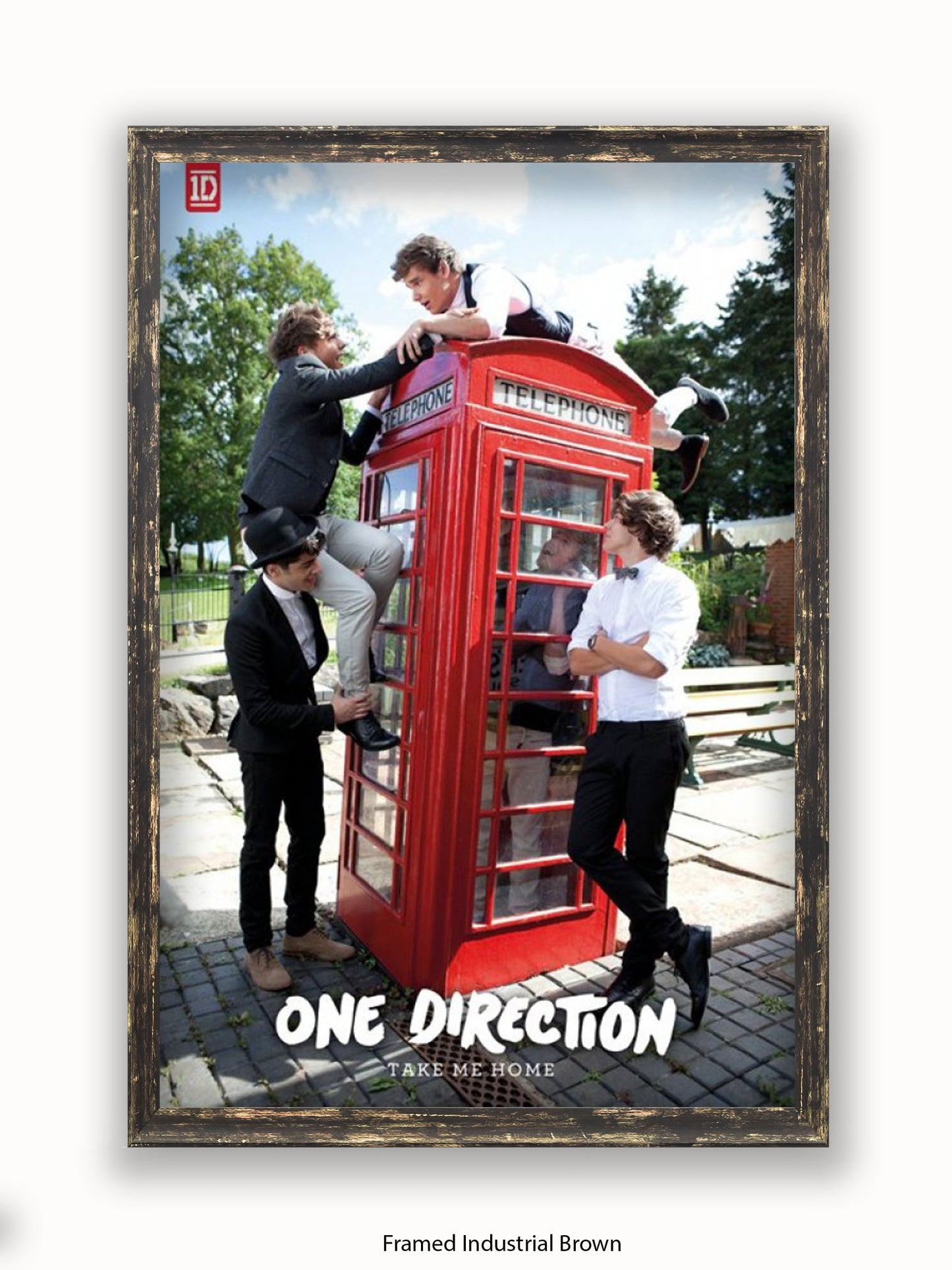 One Direction  Telephone  box Poster