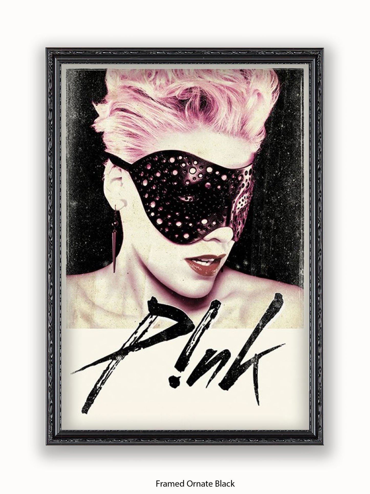 Pink  Mask Poster