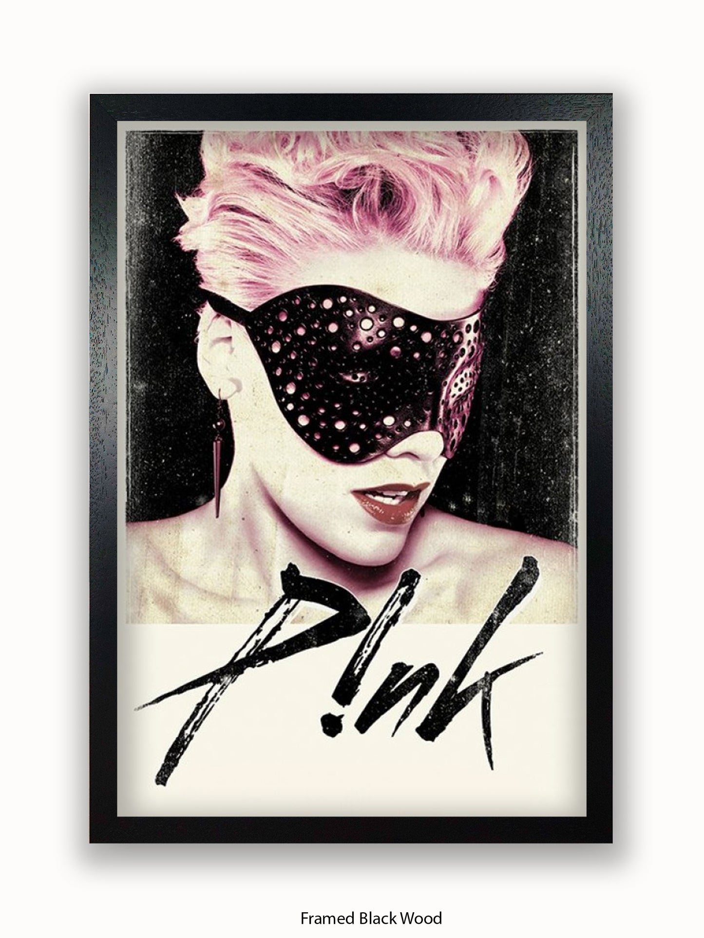 Pink  Mask Poster