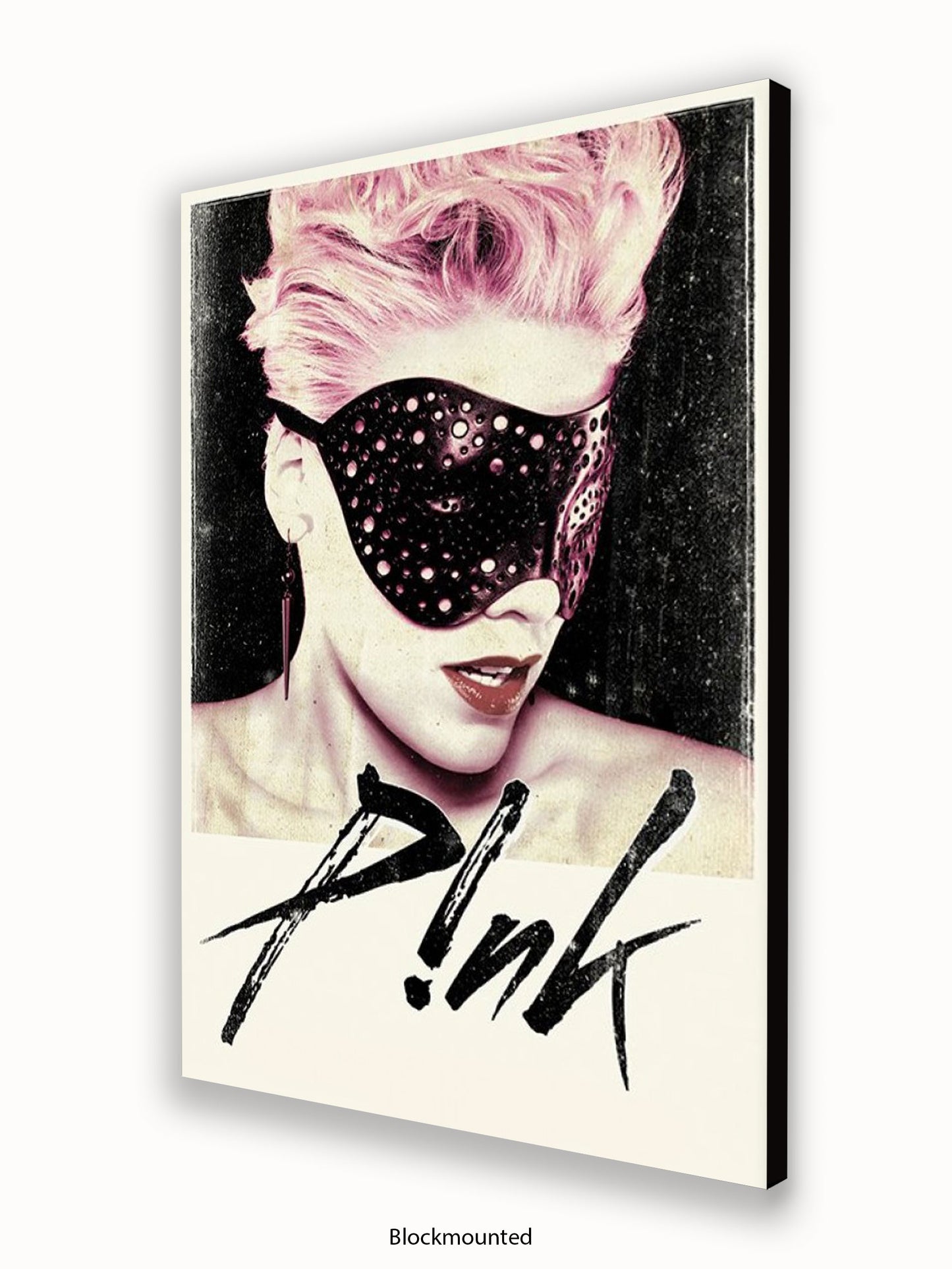 Pink  Mask Poster