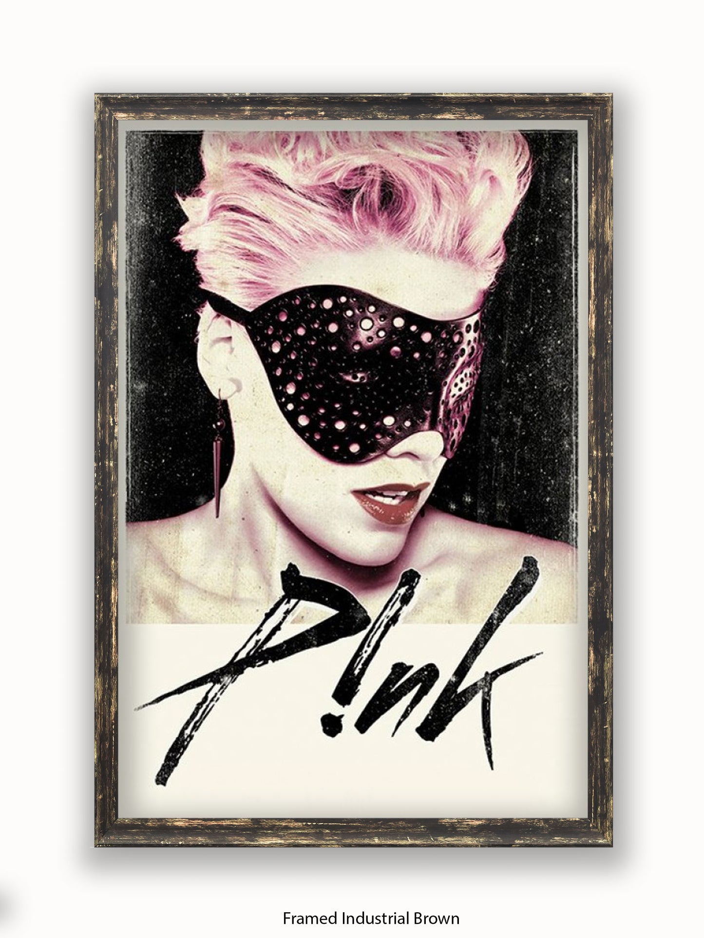 Pink  Mask Poster