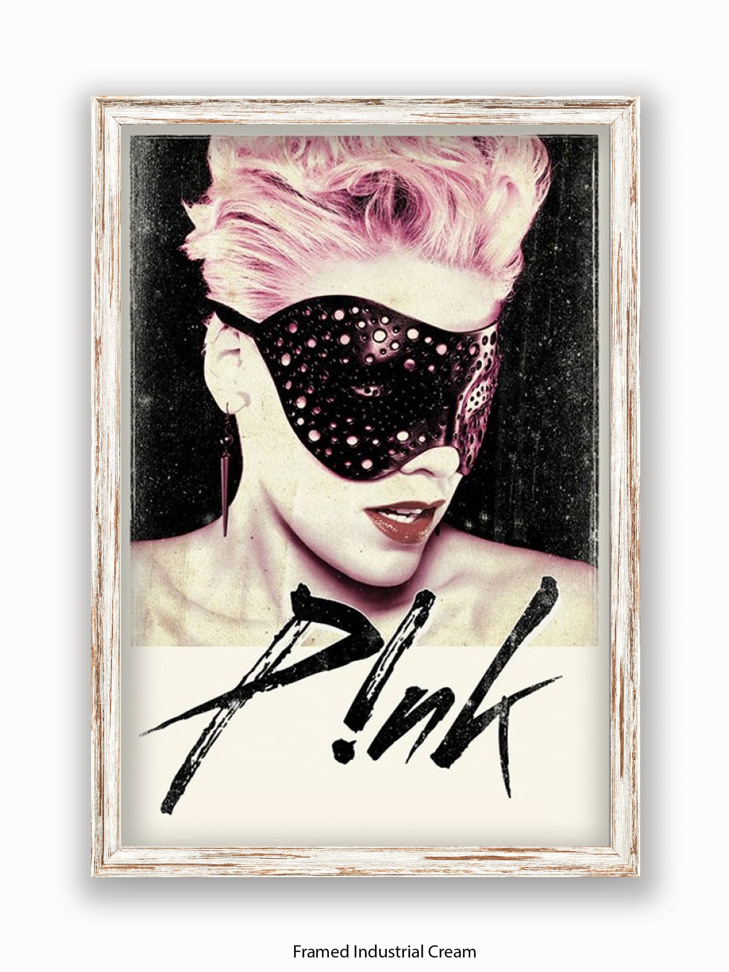 Pink  Mask Poster