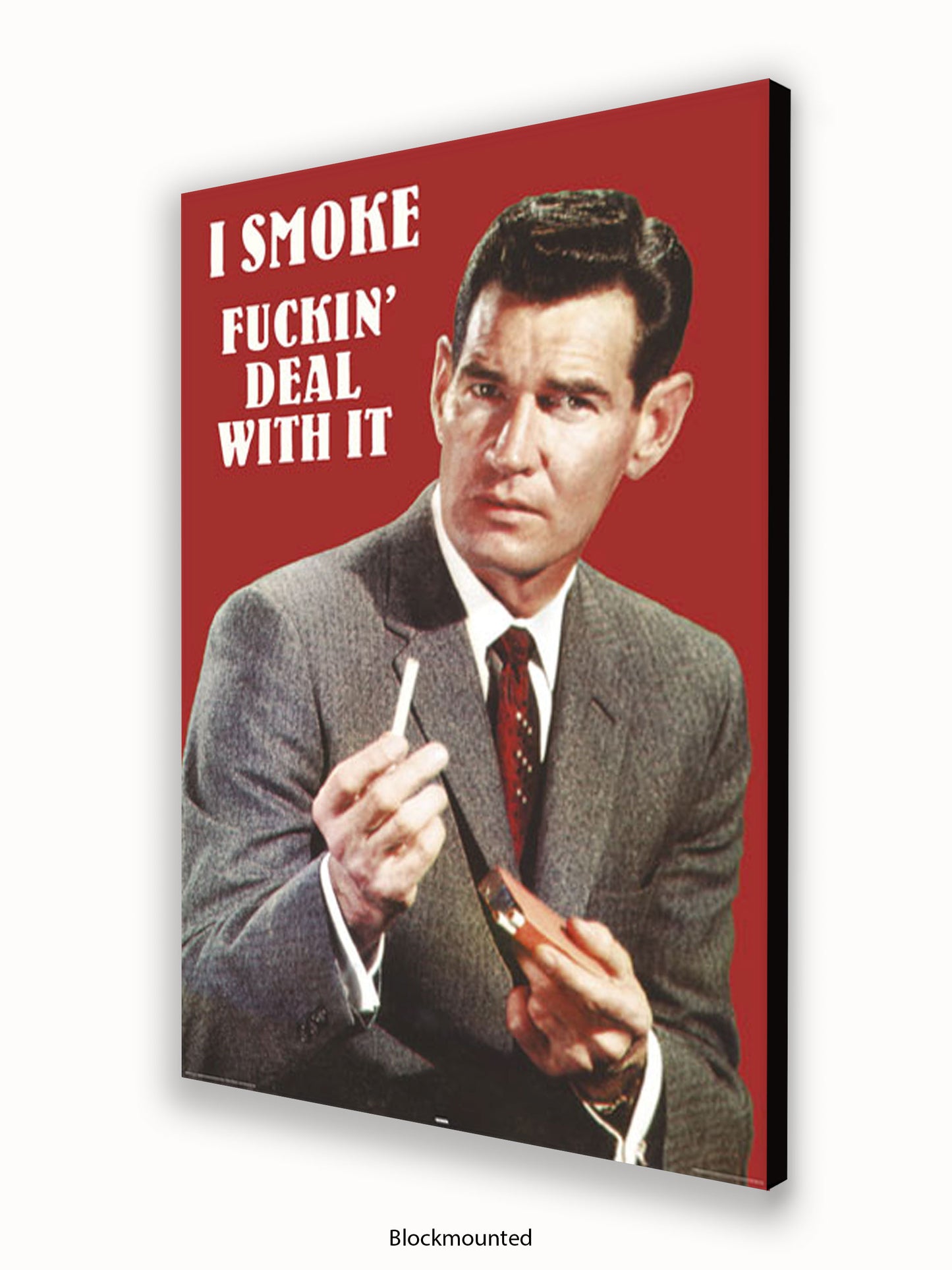 I Smoke Fxxx'in Deal With it Poster